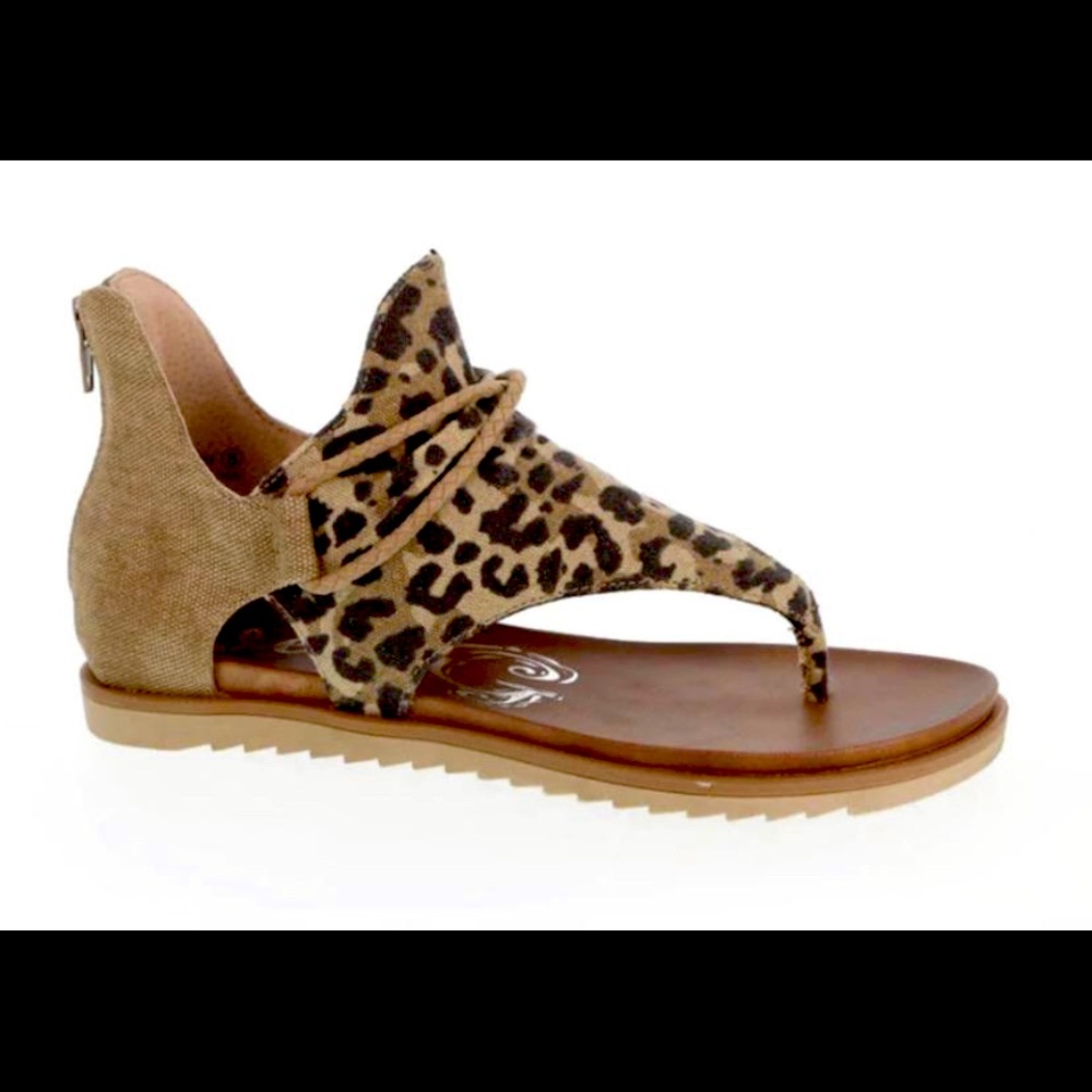 Leopard Spartan sandal
